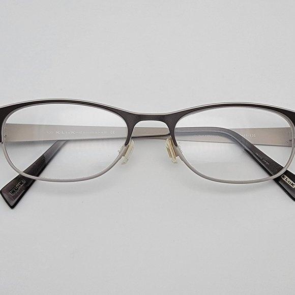 Kliik Denamrk K-462 936 Brown Grey Horn Rim Eyeglasses Frame 49-18-135 main image 7